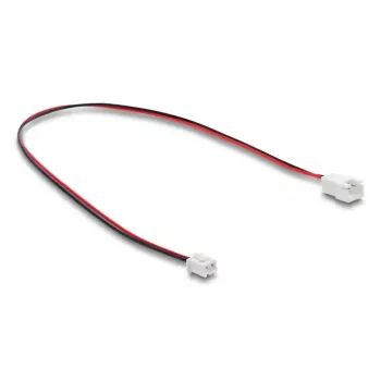 Cable extension DELOCK 90762 for computer cooling system, PVC sleeve, Ø 1.3 mm, black/red/white