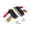 SATA Cable DeLOCK 83804 1m SATA 22-pin Black Red Yellow