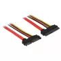SATA Cable DeLOCK 83804 1m SATA 22-pin Black Red Yellow