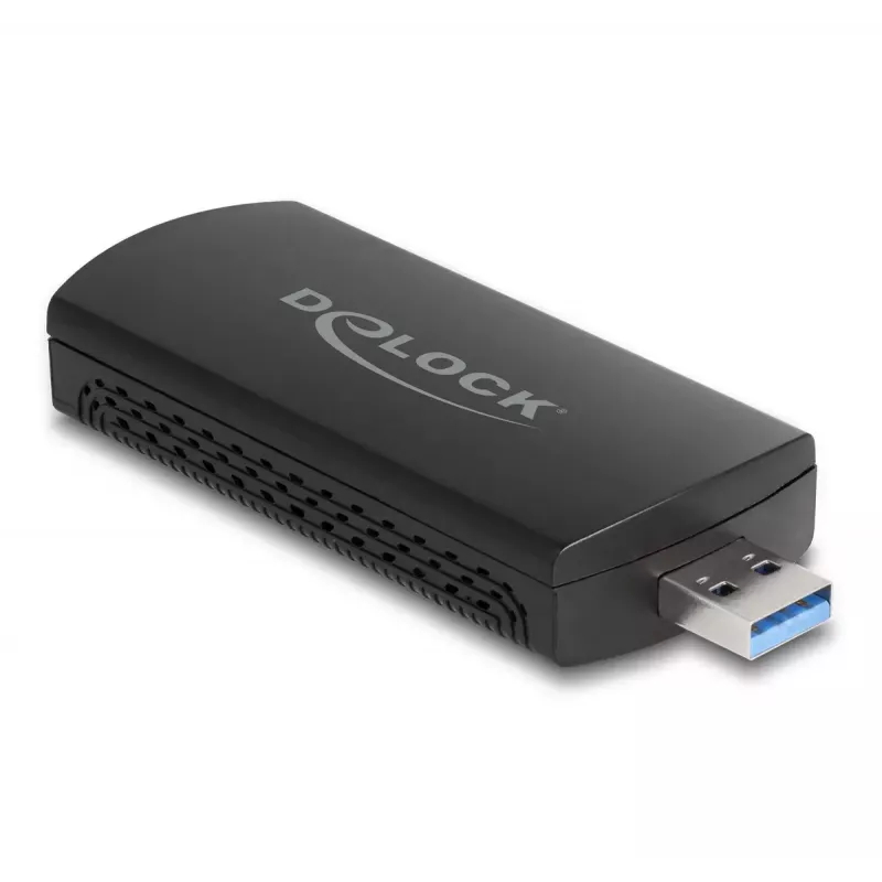 DeLOCK Wi-Fi 6E Dual Band WLAN USB Adapter AX3000 1201 Mbps