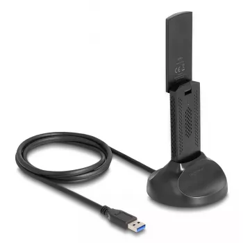 DeLOCK Wi-Fi 6E Dual Band WLAN USB Adapter AX3000 1201 Mbps