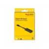 DeLOCK 66246 cable gender changer RJ-45 USB C Black 0.09 m