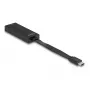 DeLOCK 66246 cable gender changer RJ-45 USB C Black 0.09 m