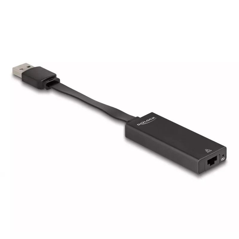 DeLOCK 66245 Cable Gender Changer USB Type-A RJ-45 Black 0.09m