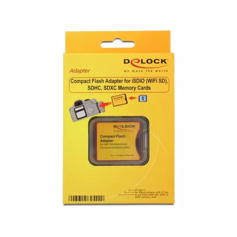 Delock 62542 Card Adapter SD/SDHC/SDXC to CompactFlash