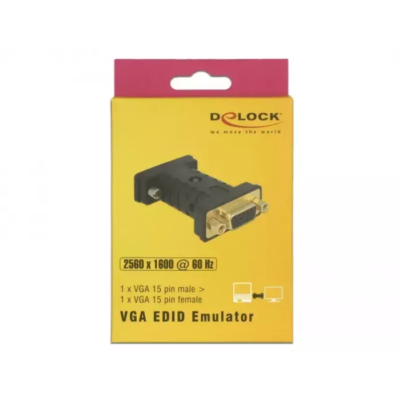 Cable gender changer VGA D-Sub DeLOCK 63326