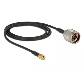 Coaxial Cable DeLOCK 88940 2m RP-SMA Black
