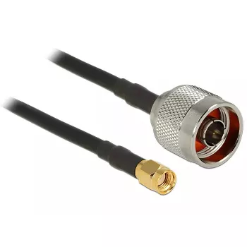 Coaxial Cable DeLOCK 88940 2m RP-SMA Black