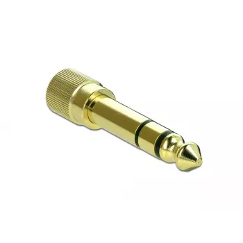 Cable Gender Changer DeLOCK 66390 3.5 mm to 6.35 mm Gold