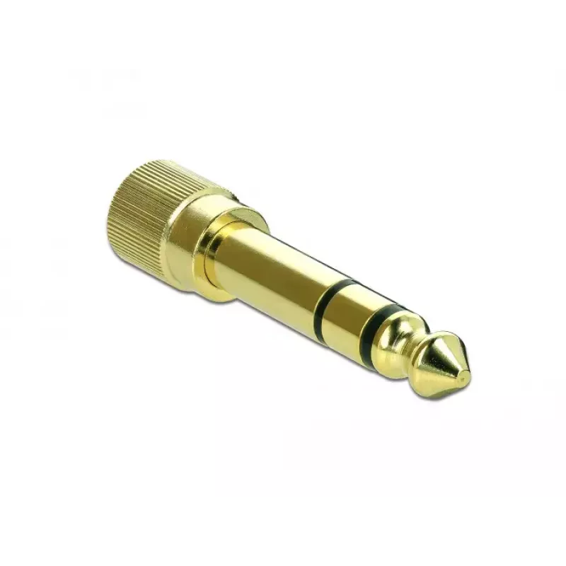 Cable Gender Changer DeLOCK 66390 3.5 mm to 6.35 mm Gold
