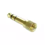Cable Gender Changer DeLOCK 66390 3.5 mm to 6.35 mm Gold