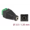 Adapter DC 1.35 x 3.5 mm female Terminal Block 2 pin DeLOCK 66730