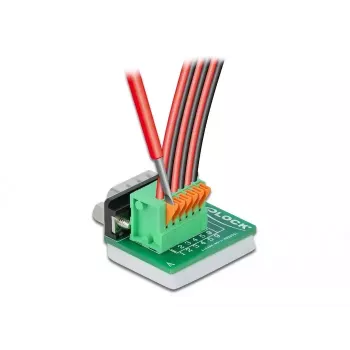 Wire Connector D-Sub 9 DeLOCK 66554 Green