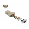 Assembly Kit D-Sub 9 pin female to RJ12 6P/6C DeLOCK 66759