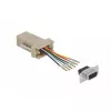 Assembly Kit D-Sub 9 pin female to RJ12 6P/6C DeLOCK 66759