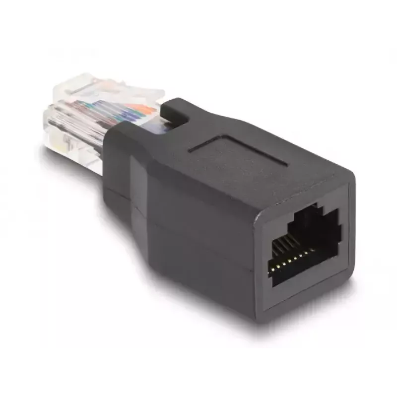 DeLOCK 66991 wire connector RJ45/RJ48/RJ50 Black Male/Female