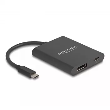 DeLOCK USB Type-C Adapter to DisplayPort 8K HDR Power Delivery 60W