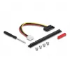 DeLOCK M.2 Key A+E to PCIe x16 NVMe Adapter angled with 20 cm cable