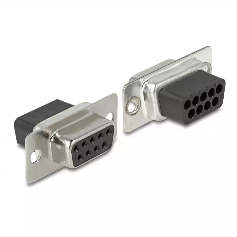 DeLOCK D-Sub 9 pin female to RJ50 female Assembly Kit grey