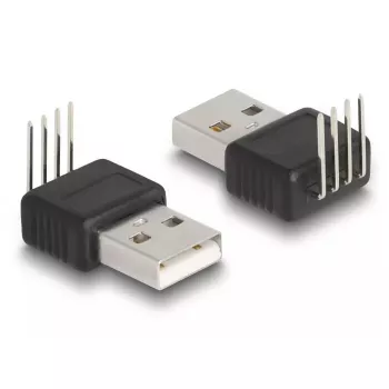 DeLOCK Adapter USB 2.0 Type-A male to 4 pin 90° angled