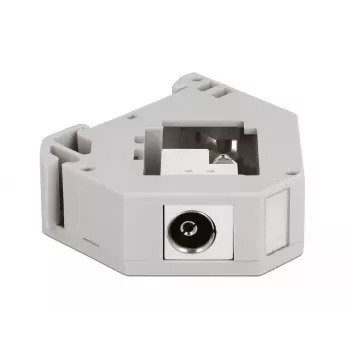 Keystone module DELOCK 87159, grey/white, female connector, terminal connector, 60.1×59.4×21.6 mm