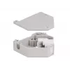 Keystone module DELOCK 87159, grey/white, female connector, terminal connector, 60.1×59.4×21.6 mm