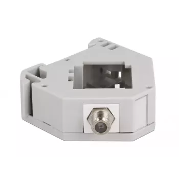 Keystone module DELOCK 87160 — F connector to F connector, grey, 60.1×59.4×21.6 mm