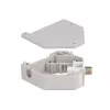 Keystone module DELOCK 87160 — F connector to F connector, grey, 60.1×59.4×21.6 mm