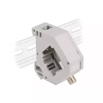 Keystone module DELOCK 87160 — F connector to F connector, grey, 60.1×59.4×21.6 mm