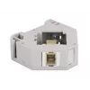 Keystone module DELOCK 87167 — SC to SC adapter, grey, 60.1×59.4×21.6 mm