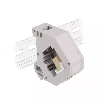 Keystone module DELOCK 87167 — SC to SC adapter, grey, 60.1×59.4×21.6 mm