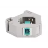 Keystone module DELOCK 87173 — SC to SC duplex, aqua/grey/white, 60.1×59.4×21.6 mm