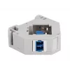 Keystone module DELOCK 87189 — LC to LC duplex, colours Blue/Grey/White, 60.1×59.4×21.6 mm