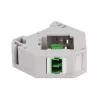 Keystone module DELOCK 87192 — LC to LC duplex, colours Green/Grey/White, 60.1×59.4×21.6 mm