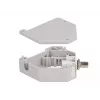 DeLOCK DIN rail Adapter ST Simplex female to ST Simplex female Grey