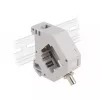 DeLOCK DIN rail Adapter ST Simplex female to ST Simplex female Grey