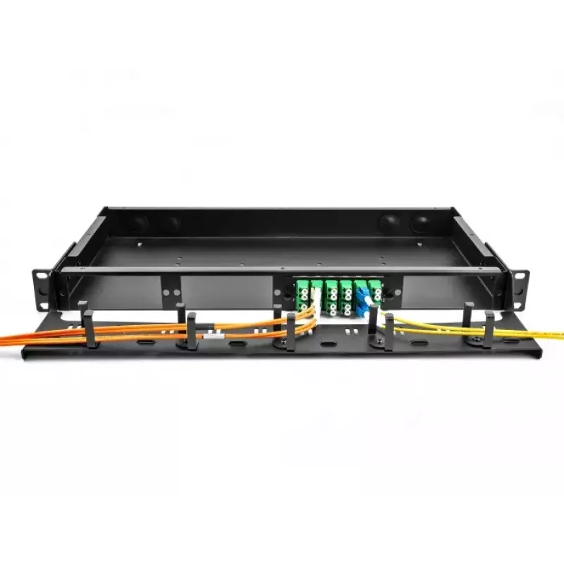 DeLOCK Fiber Optic Adapter Panel LC Duplex UPC 12 Port blue