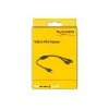 DeLOCK 61061 PS/2 cable 0.43 m 2x 6-p Mini-DIN USB A Black