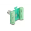 DeLOCK M12 Transfer Module Adapter 17 pin A-coded male to 18 pin terminal block
