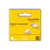 DeLOCK 66588 cable gender changer magnet USB C Gold White