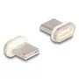 DeLOCK 66588 cable gender changer magnet USB C Gold White