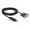 DeLOCK 67382 USB 2.0 to RS-232 DB9 Serial Adapter 1.8 m