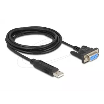 DeLOCK 67382 USB 2.0 to RS-232 DB9 Serial Adapter 1.8 m