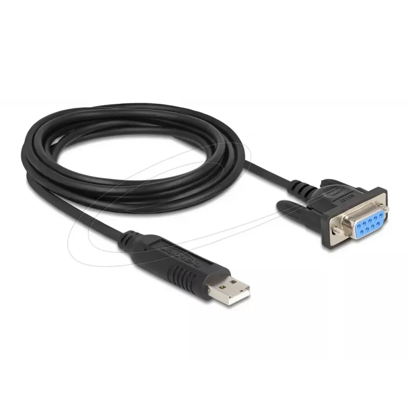 DeLOCK 67382 USB 2.0 to RS-232 DB9 Serial Adapter 1.8 m