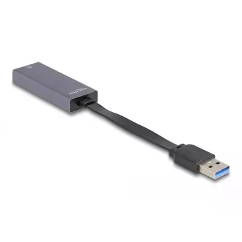 DeLOCK 66247 cable gender changer RJ-45 USB A Grey 0.09 m
