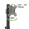 Techly ICA-LCD 401 monitor mount / stand 81.3 cm (32 inch) Desk Black