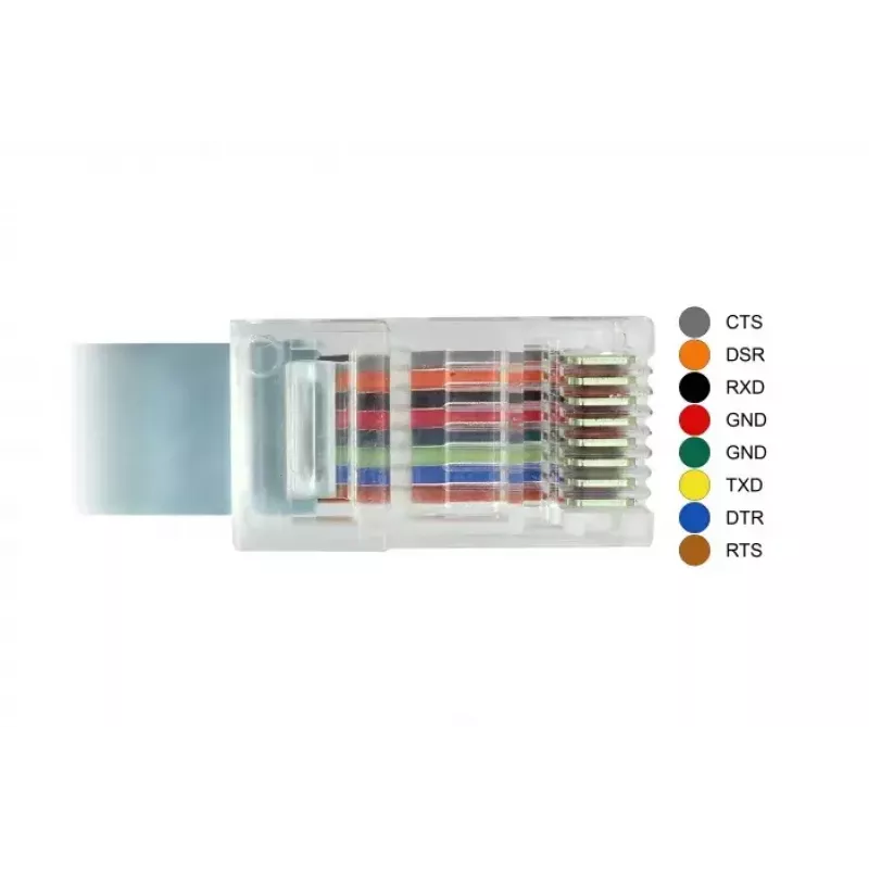 Serial Cable DeLOCK 89892 USB 2.0 Type-A RJ45 Grey 5m