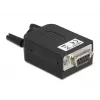 Wire connector DeLOCK 66257 Sub-D 9 10 pin terminal block Black