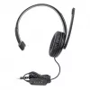 Manhattan Mono Over-Ear Headset (USB), Microphone Boom (padded), Retail Box Packaging, Adjustable Headband, In-Line Volume Control, Ear Cushion, USB-A for both sound and mic use, cable 1.5m, Three Year Warranty