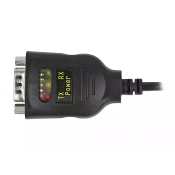 Serial Cable DeLOCK 90494 USB Type-C RS-232 DB9 Black 0.35m